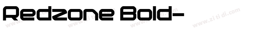 Redzone Bold字体转换